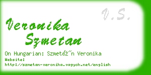 veronika szmetan business card